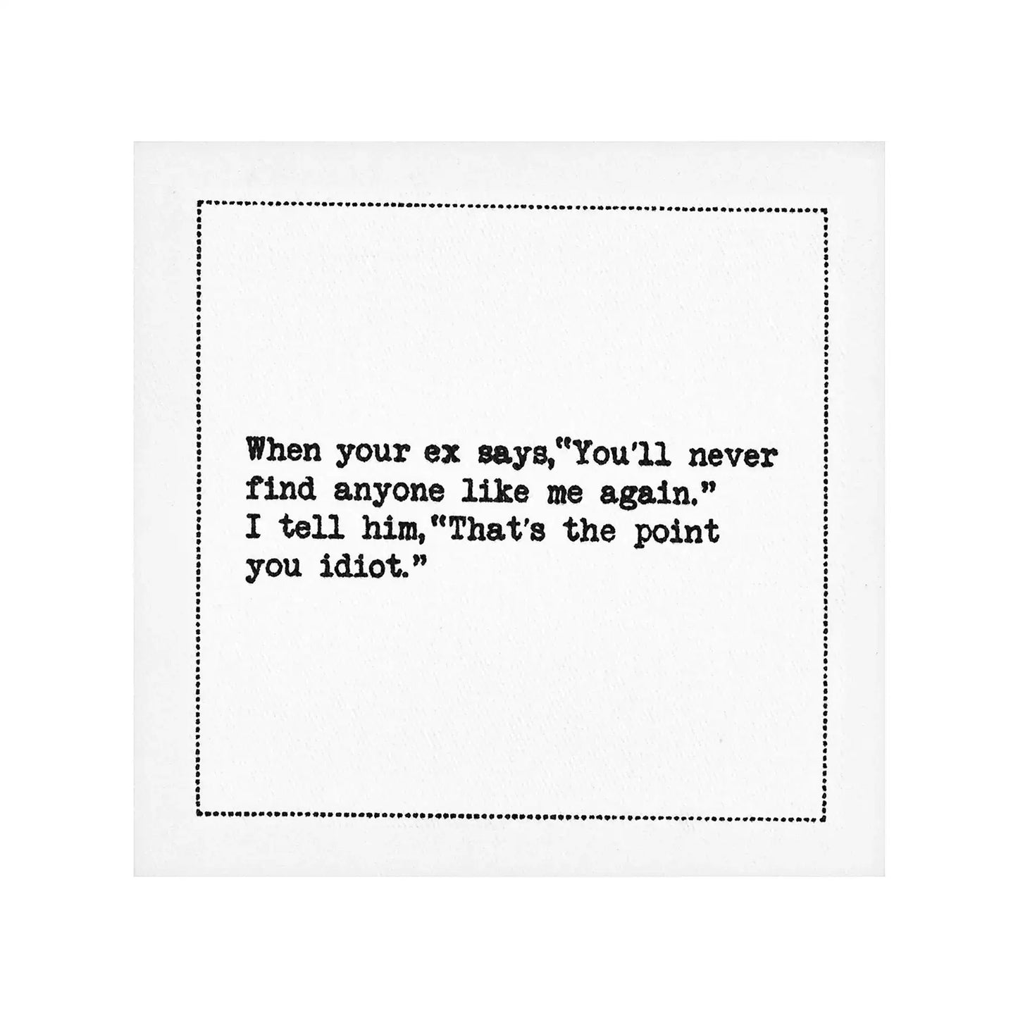 Inappropriate Thoughts Quotes Napkins - Five Star Napkins