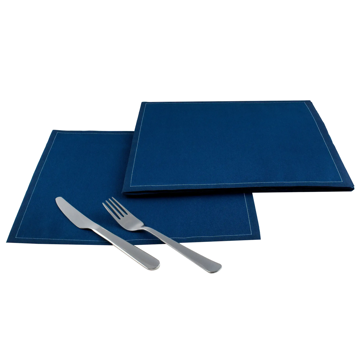 Midnight Blue Cotton Dinner Napkins - Case - Five Star Napkins