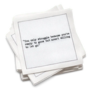 Moving Forward Quotes Napkins
