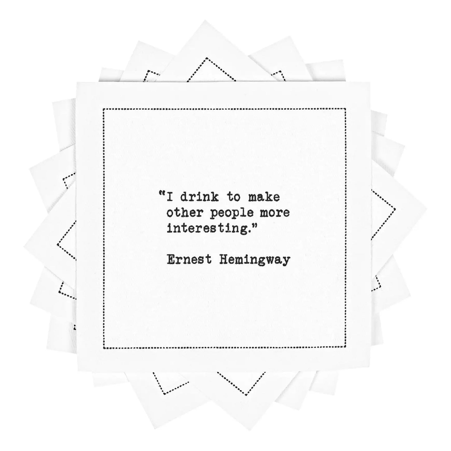 🎁 Drinking Quotes (100% off) - Five Star Napkins