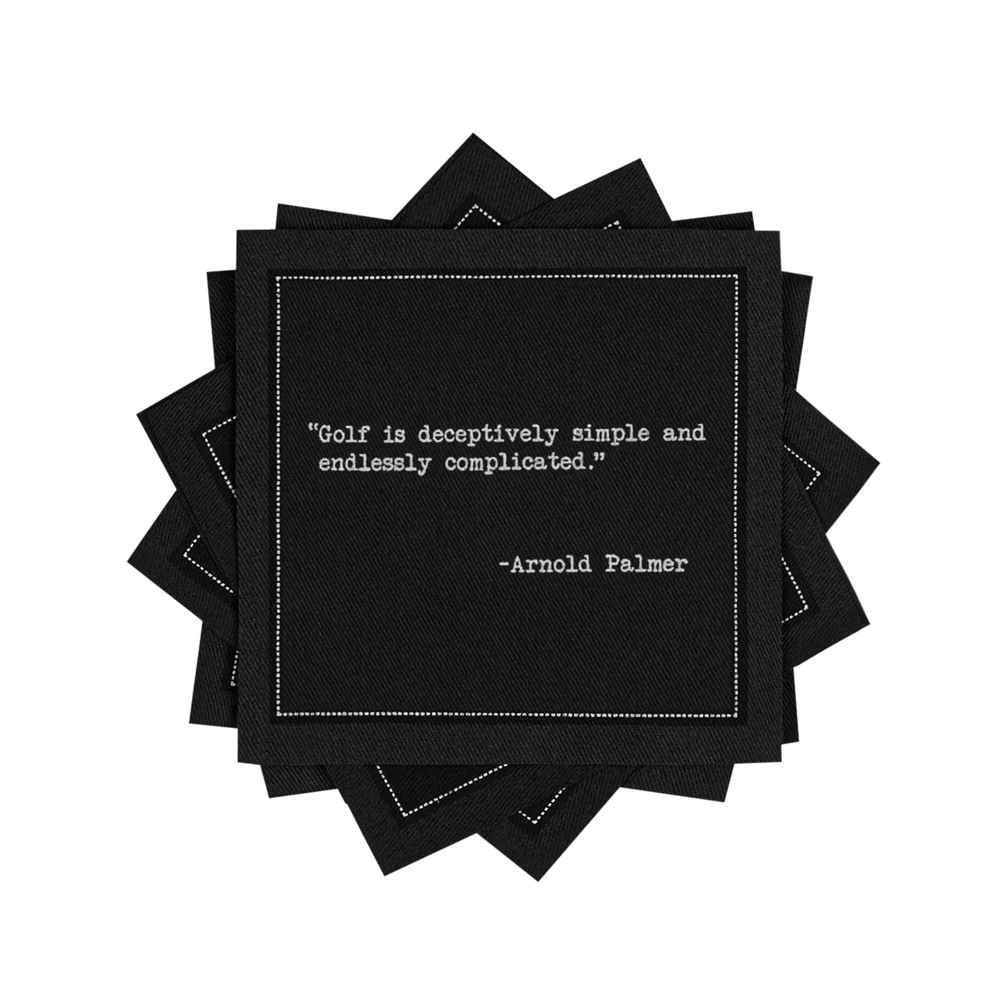 🎁 Golf Legends Quotes (100% off) - Five Star Napkins