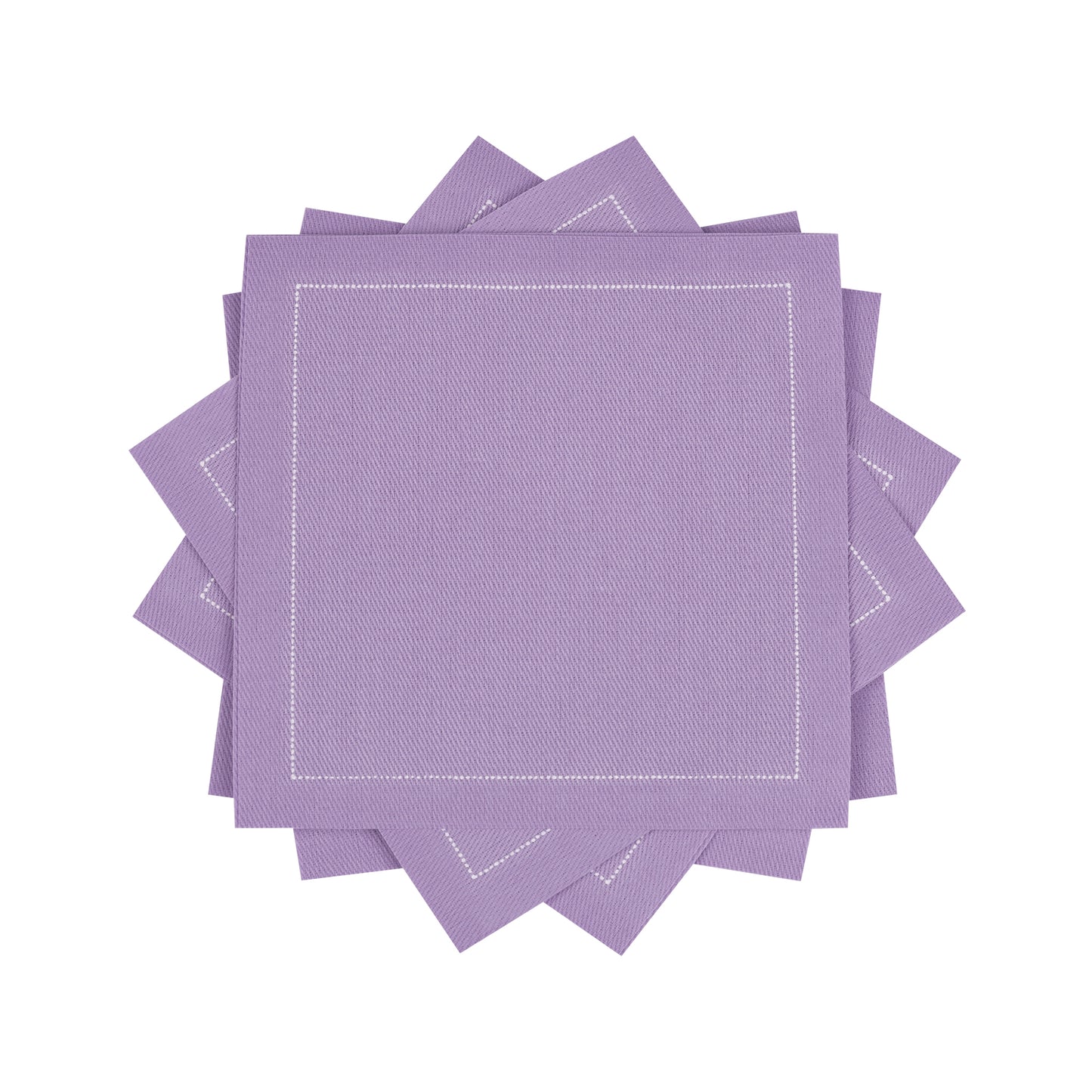 Cotton Cocktail Napkin - Lavendar