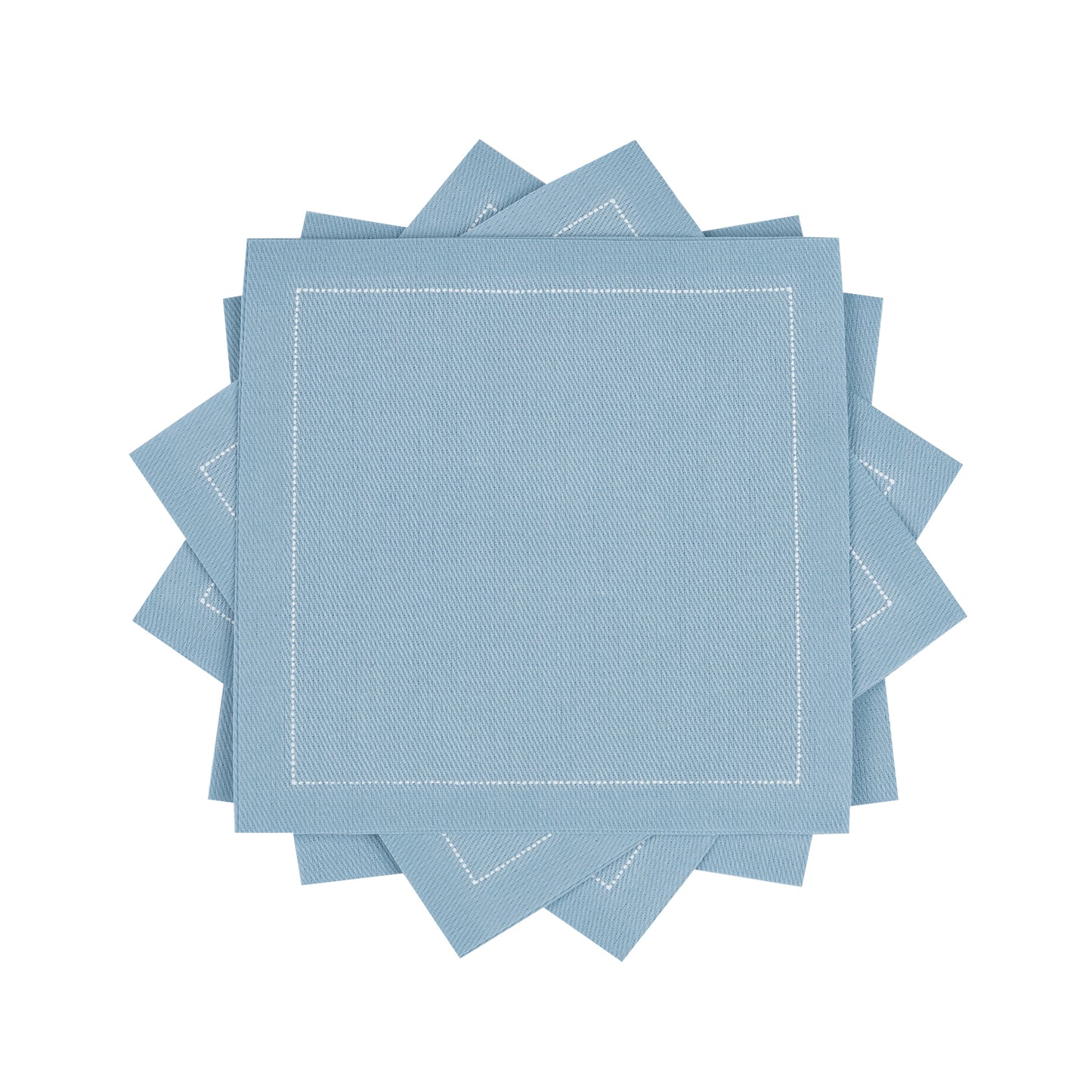 Cotton Cocktail Napkin - Sky Blue
