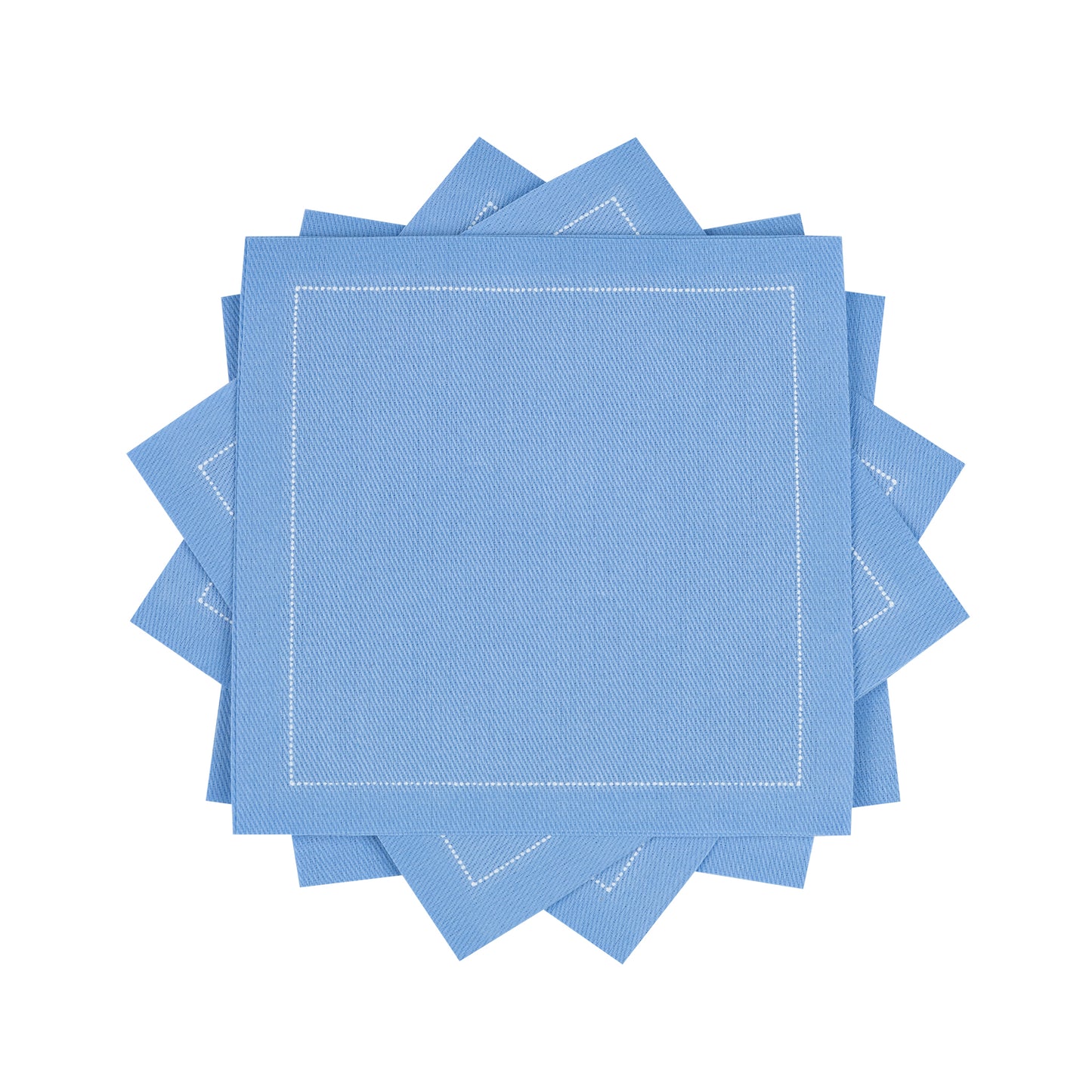 Cotton Cocktail Napkin - Sea Blue