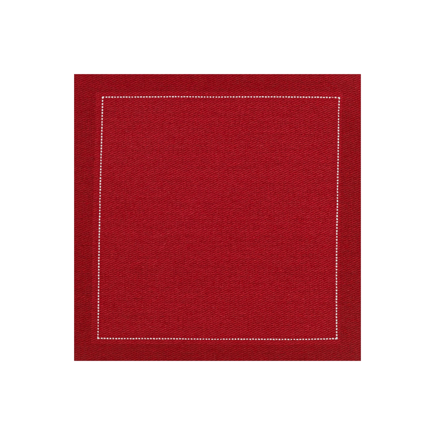 Cotton Cocktail Napkin - Red