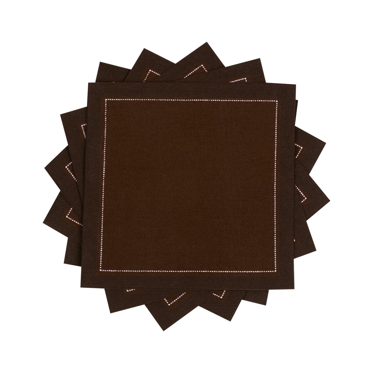 Cotton Cocktail Napkin - Friar Brown