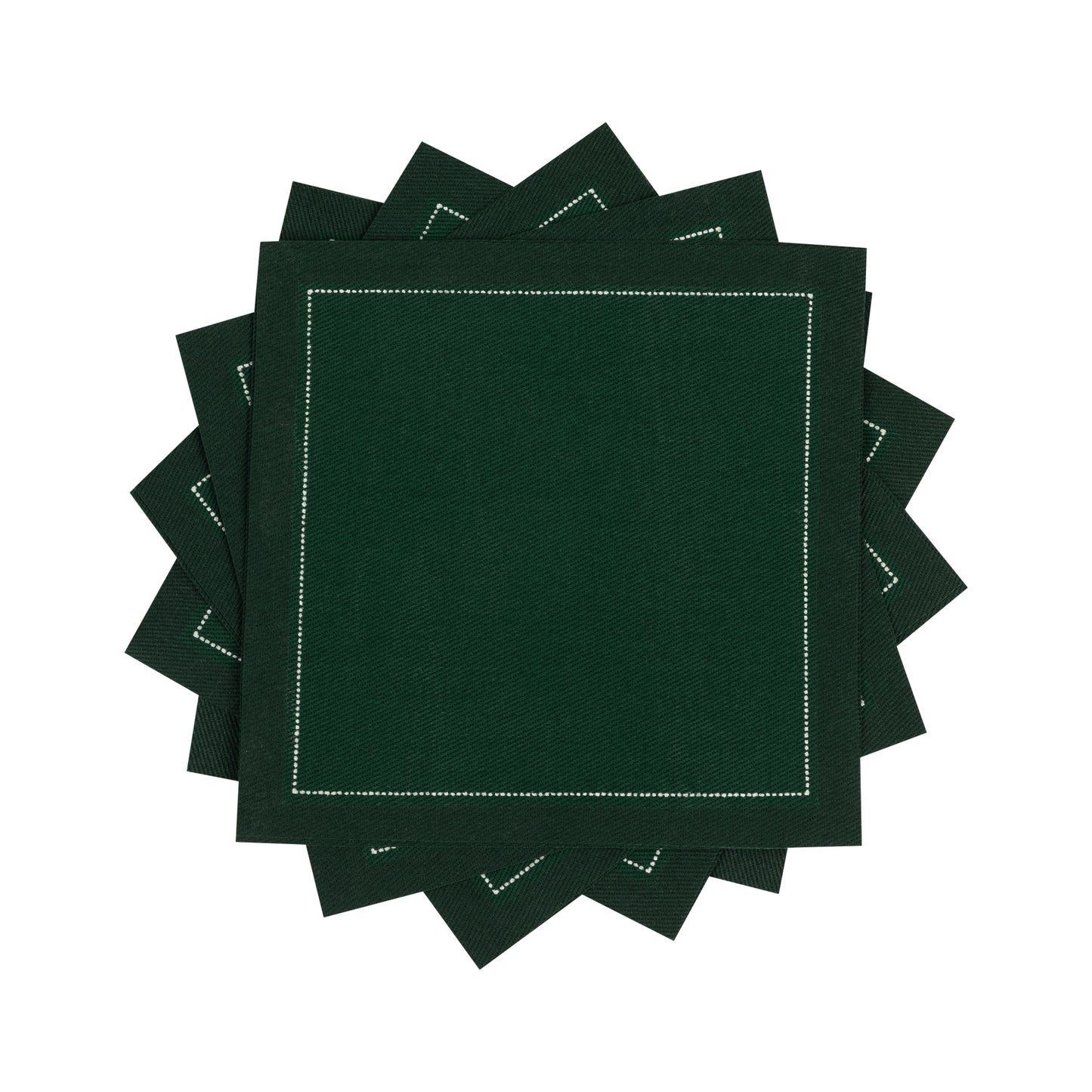 Cotton Cocktail Napkin - British Racing Green