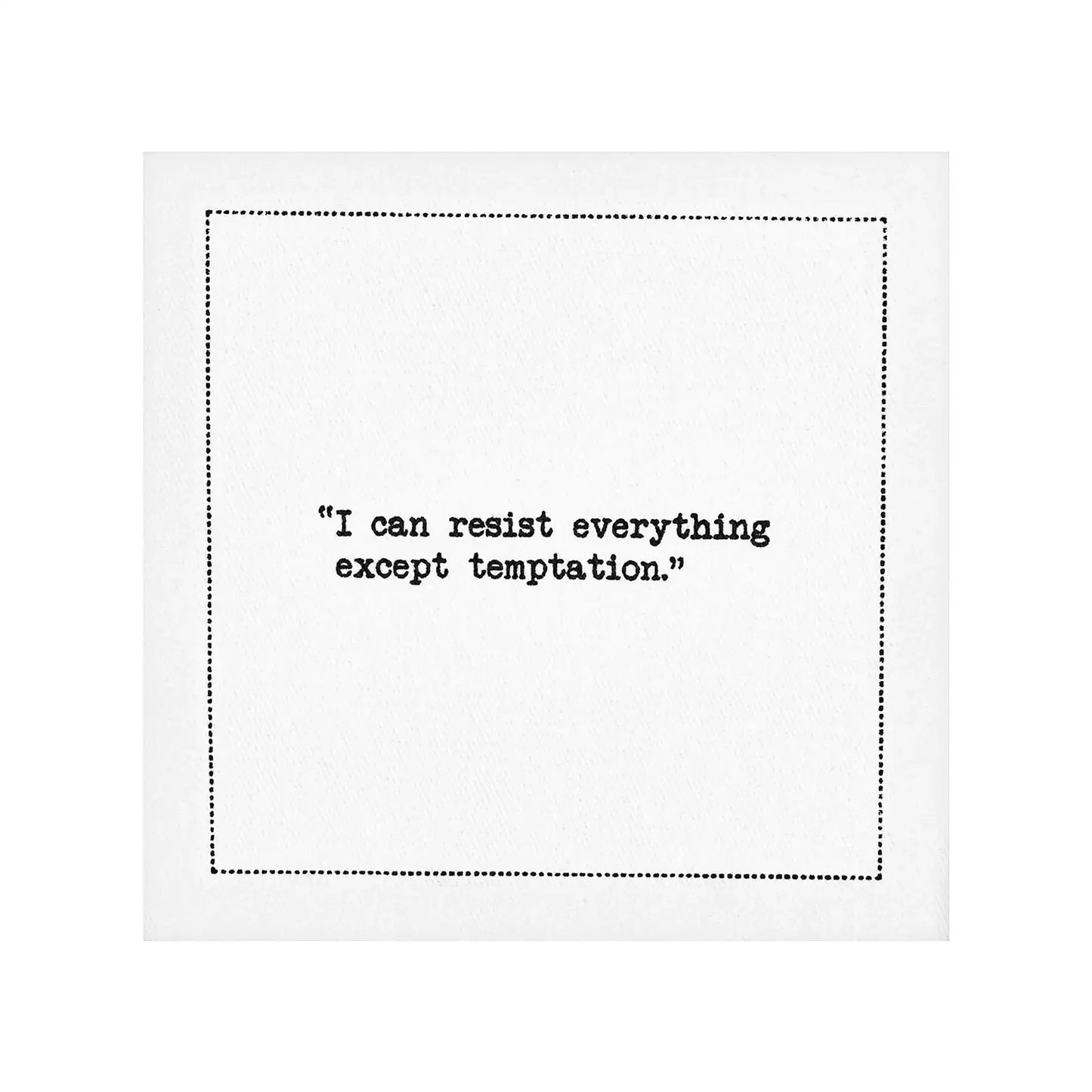 Oscar Wilde Quotes Napkins - Case - Five Star Napkins