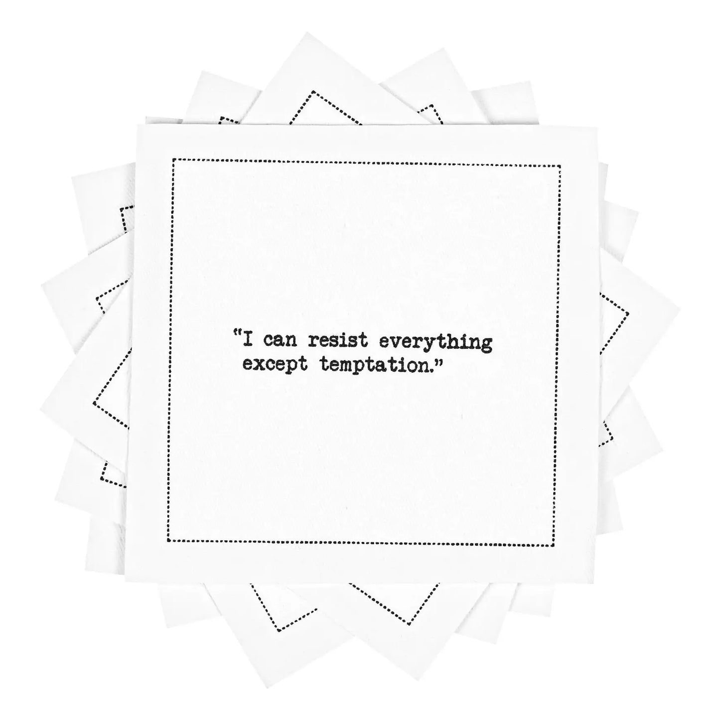🎁 Oscar Wilde Quotes (100% off) - Five Star Napkins