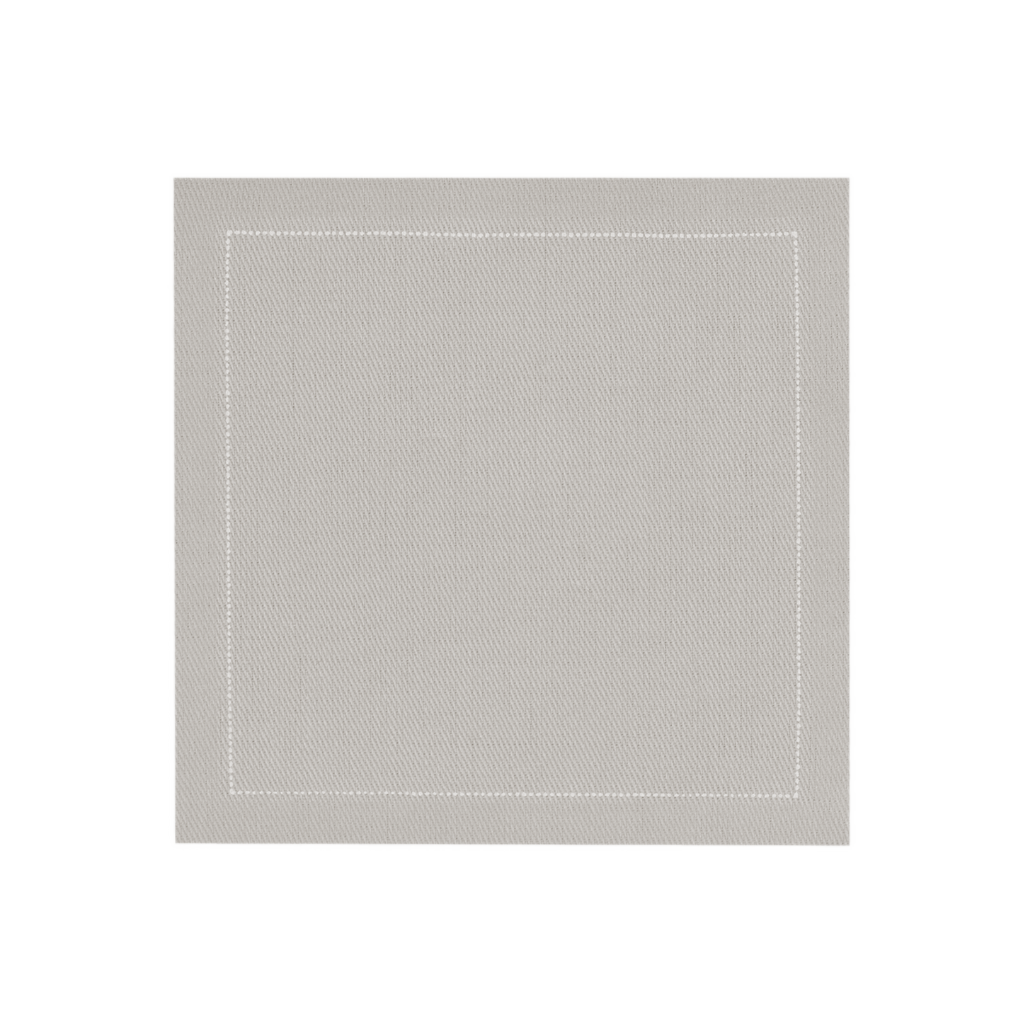 Cotton Cocktail Napkin - Pearl Grey