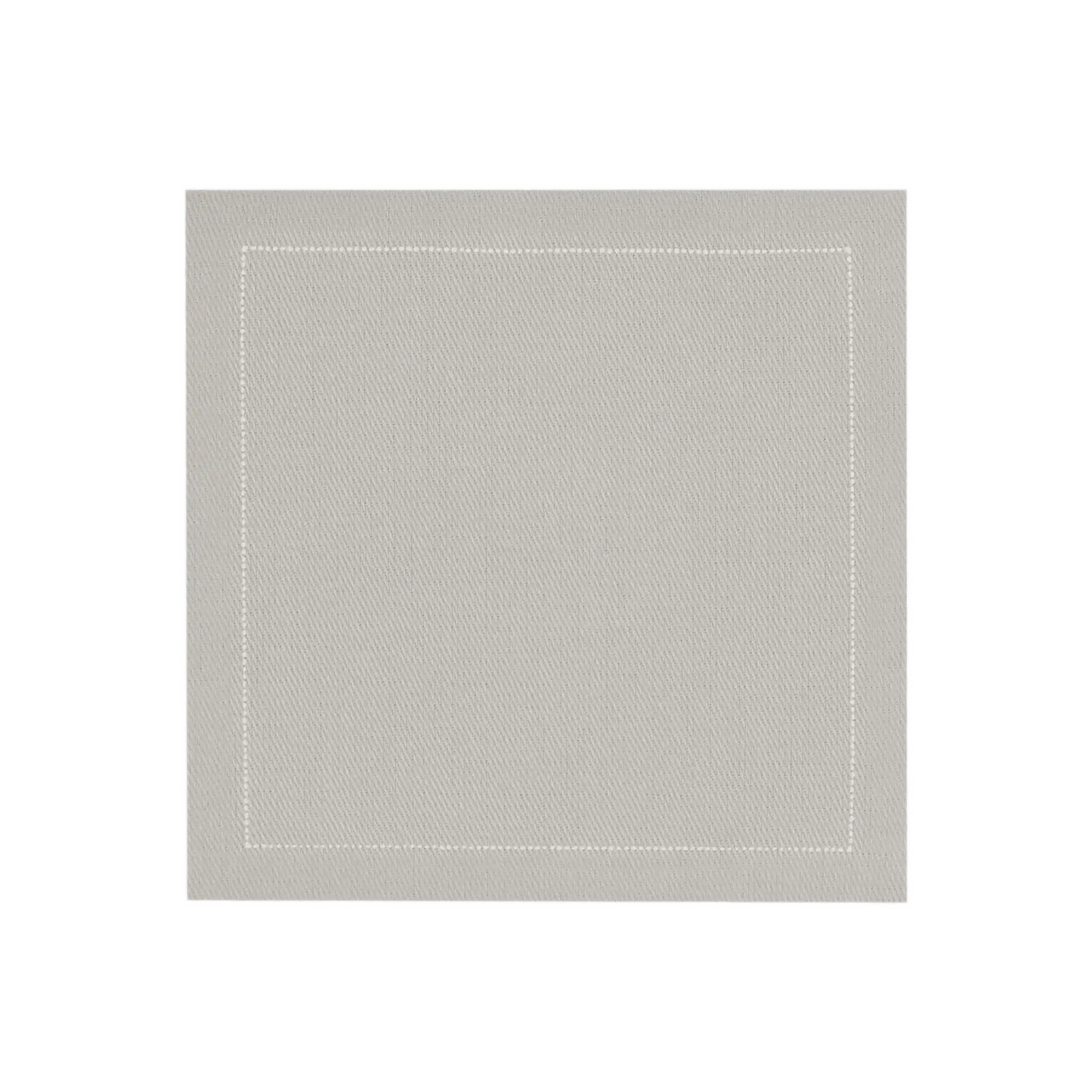 Cotton Cocktail Napkins - Pearl Grey - Five Star Napkins