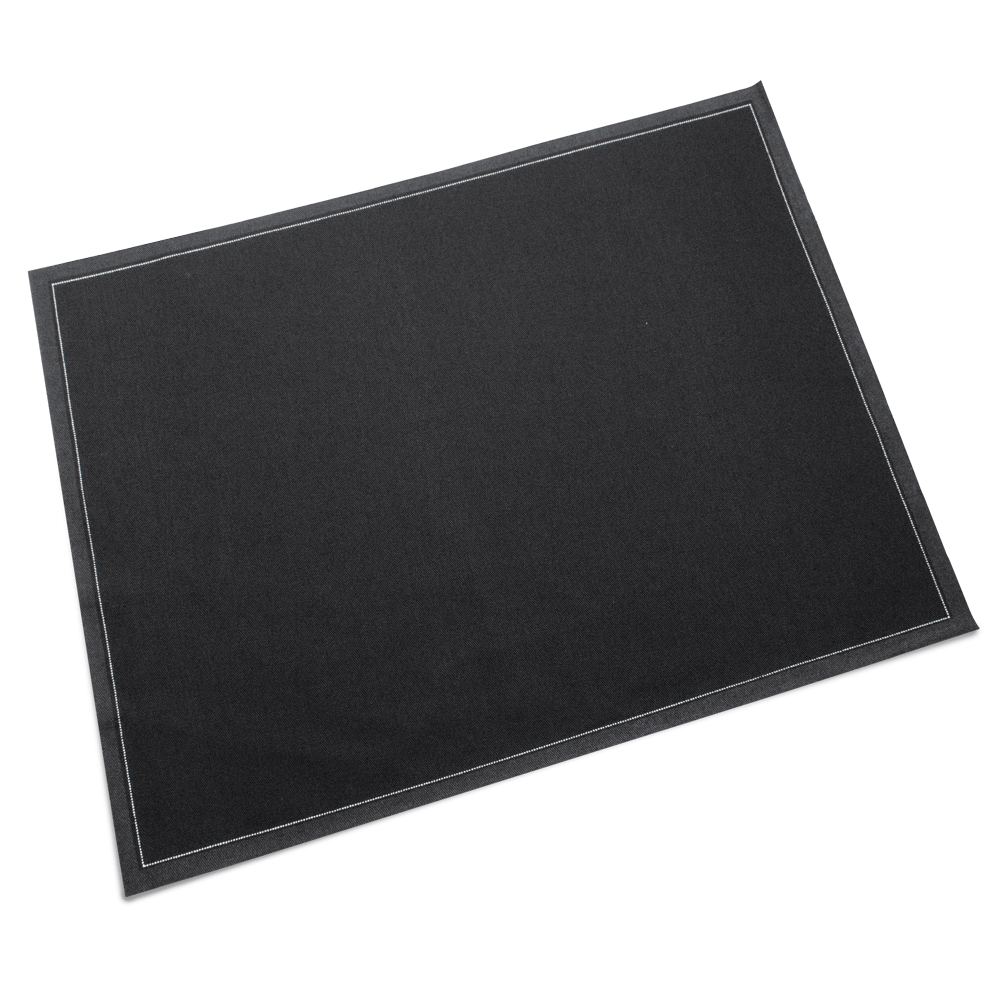 Black Placemat Napkins - Case
