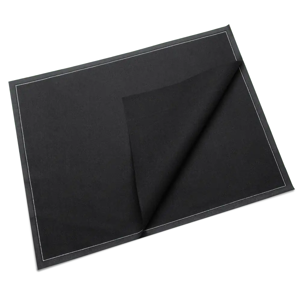 Black Placemat Napkins - Five Star Napkins