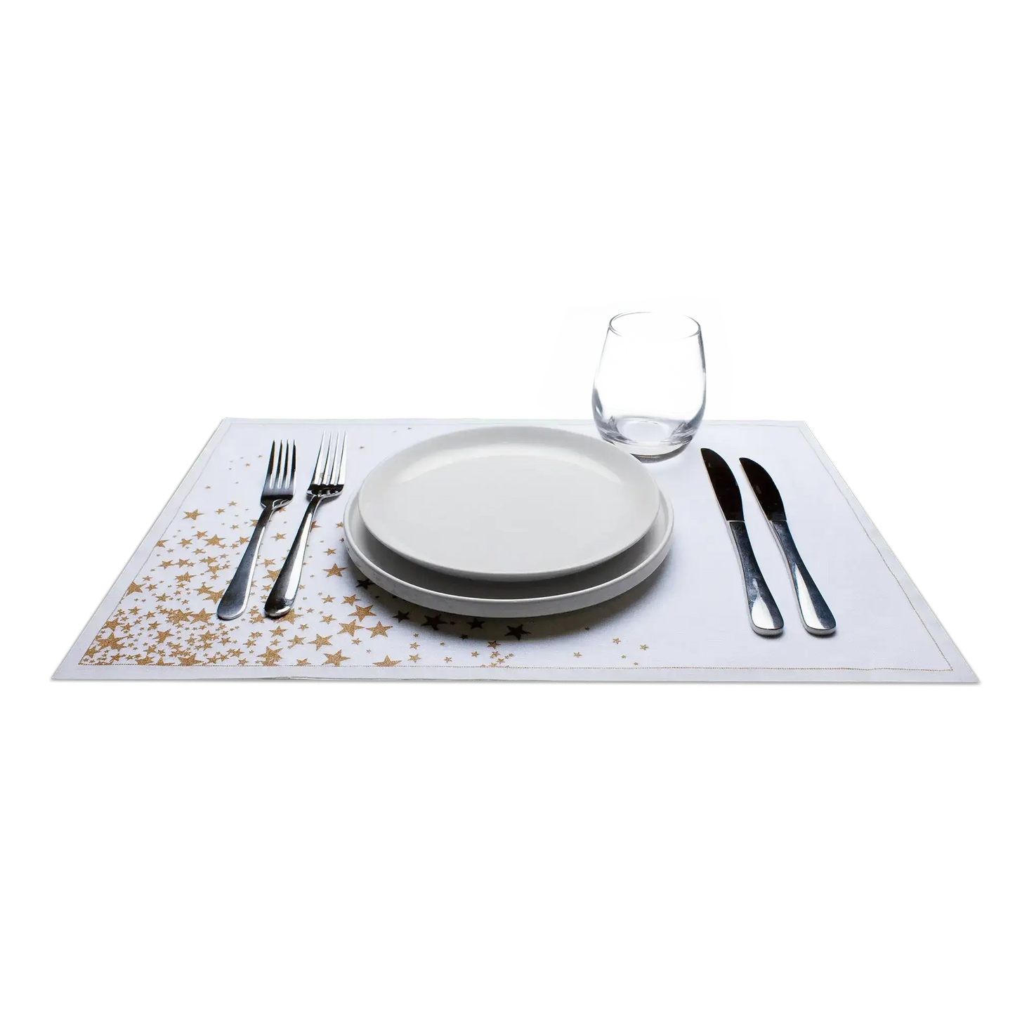 Gold Stars Placemat Napkins - Case - Five Star Napkins