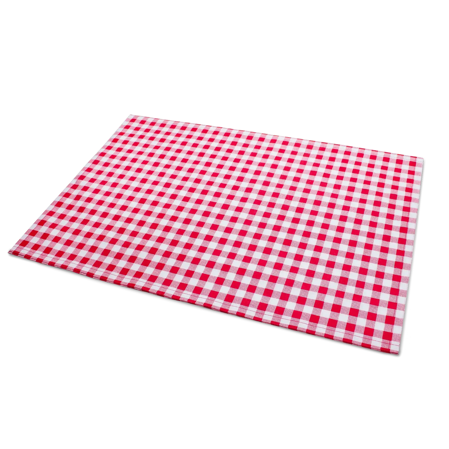 Red Vichy Placemat Napkins - Five Star Napkins