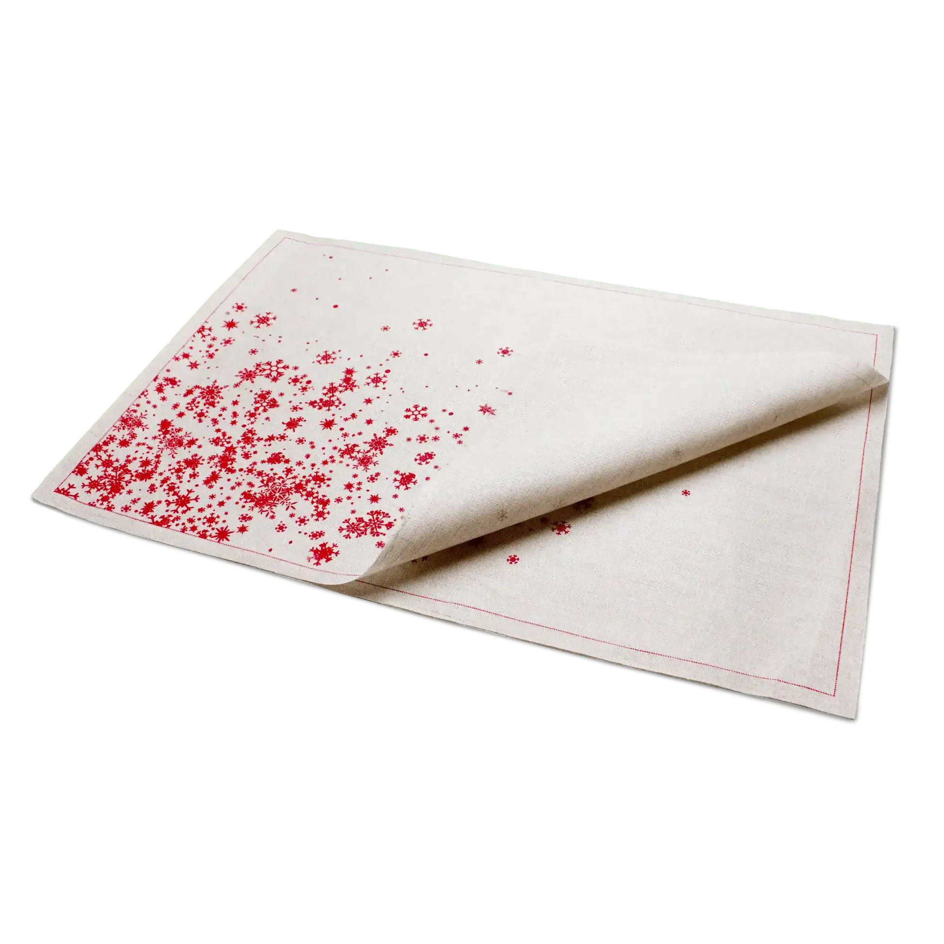 Natural Snowflake Cascade Placemat Napkins - Case - Five Star Napkins