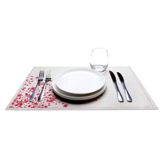 Natural Snowflake Cascade Placemat Napkins - Case - Five Star Napkins