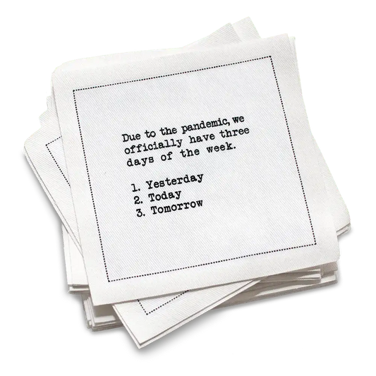 Quarantine Quotes Napkins - Case - Five Star Napkins