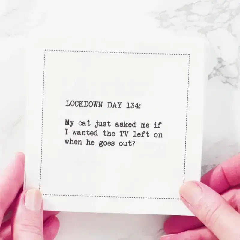 Quarantine Quotes Napkins - Five Star Napkins