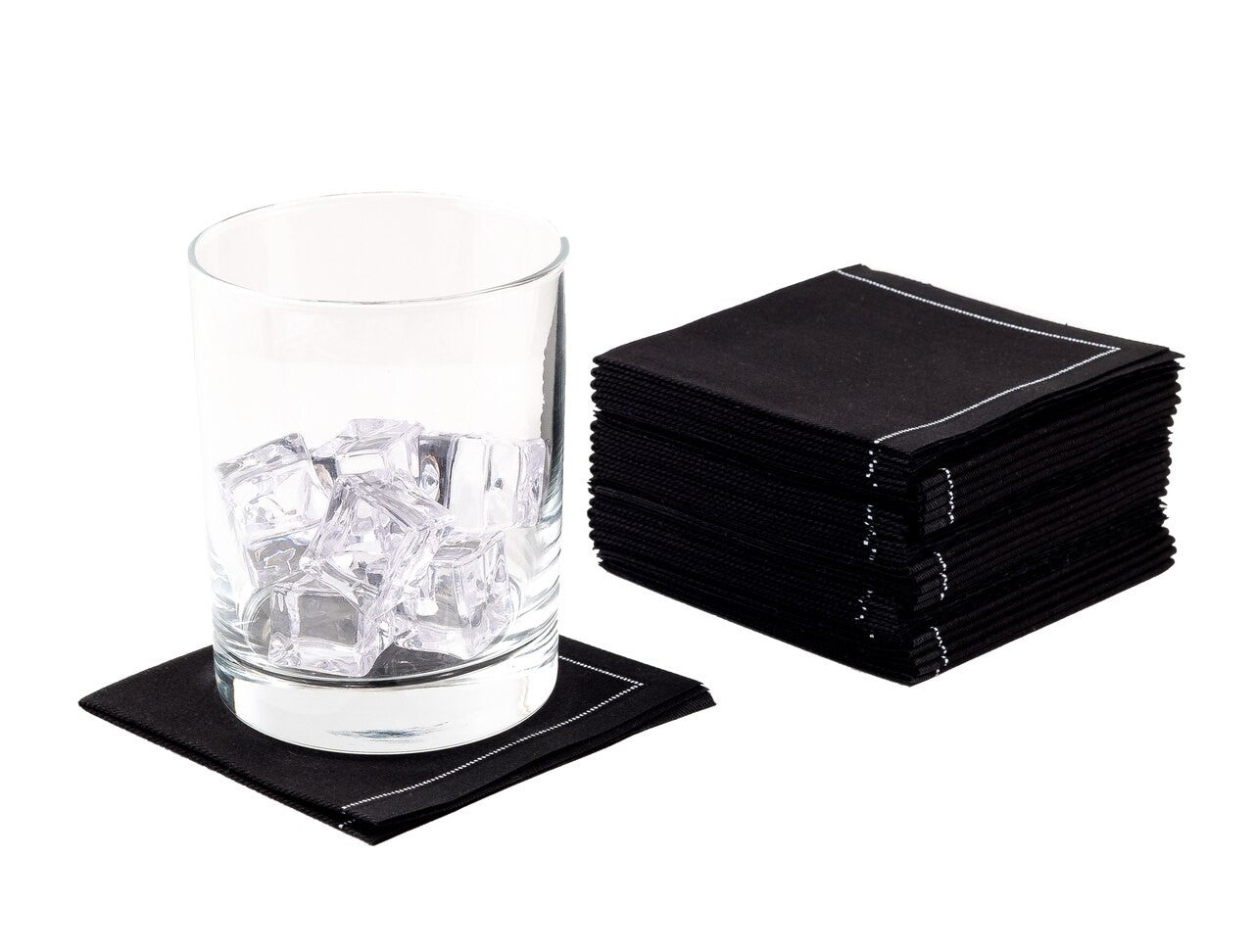 Black 1/4 Fold Cocktail