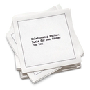 Relationship Quotes Napkins