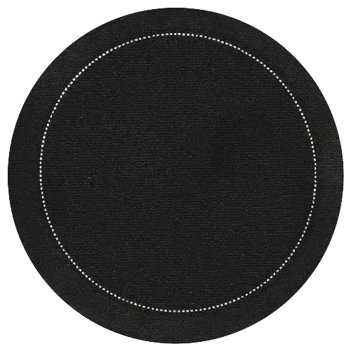 4" Round Cocktail Napkins - Black - Five Star Napkins