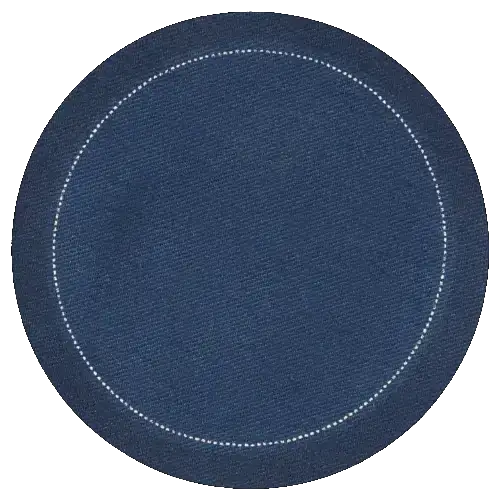 4" Round Cocktail Napkins - Midnight Blue - Five Star Napkins