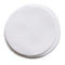 Round black organic cotton cocktail napkin by Five Star Napkins, luxury table linen