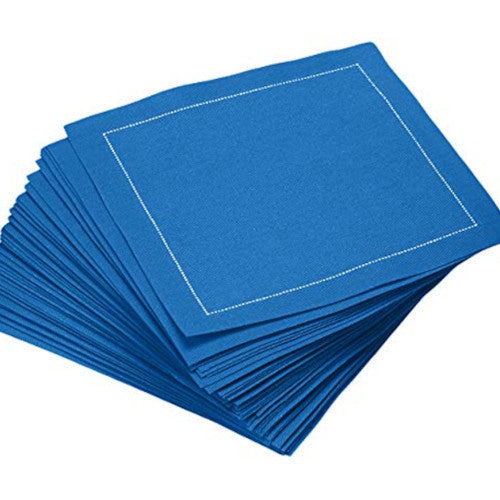 Cotton Cocktail Napkin - Royal Blue