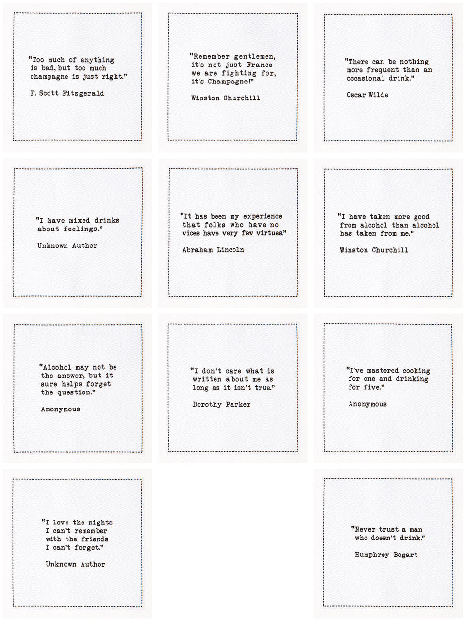 Drinking Quotes - Case