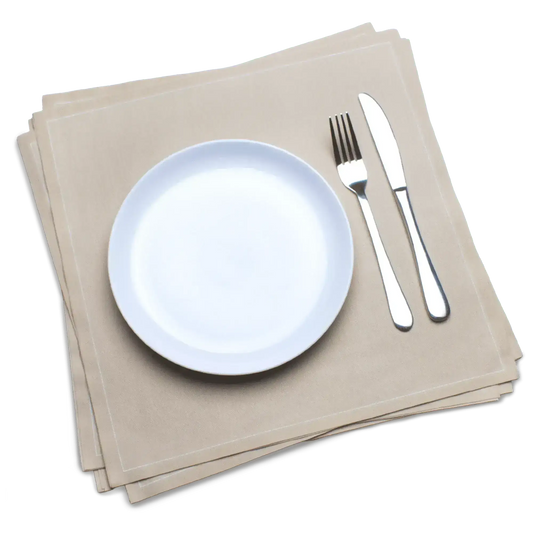 Sand Cotton Dinner Napkins - Case - Five Star Napkins