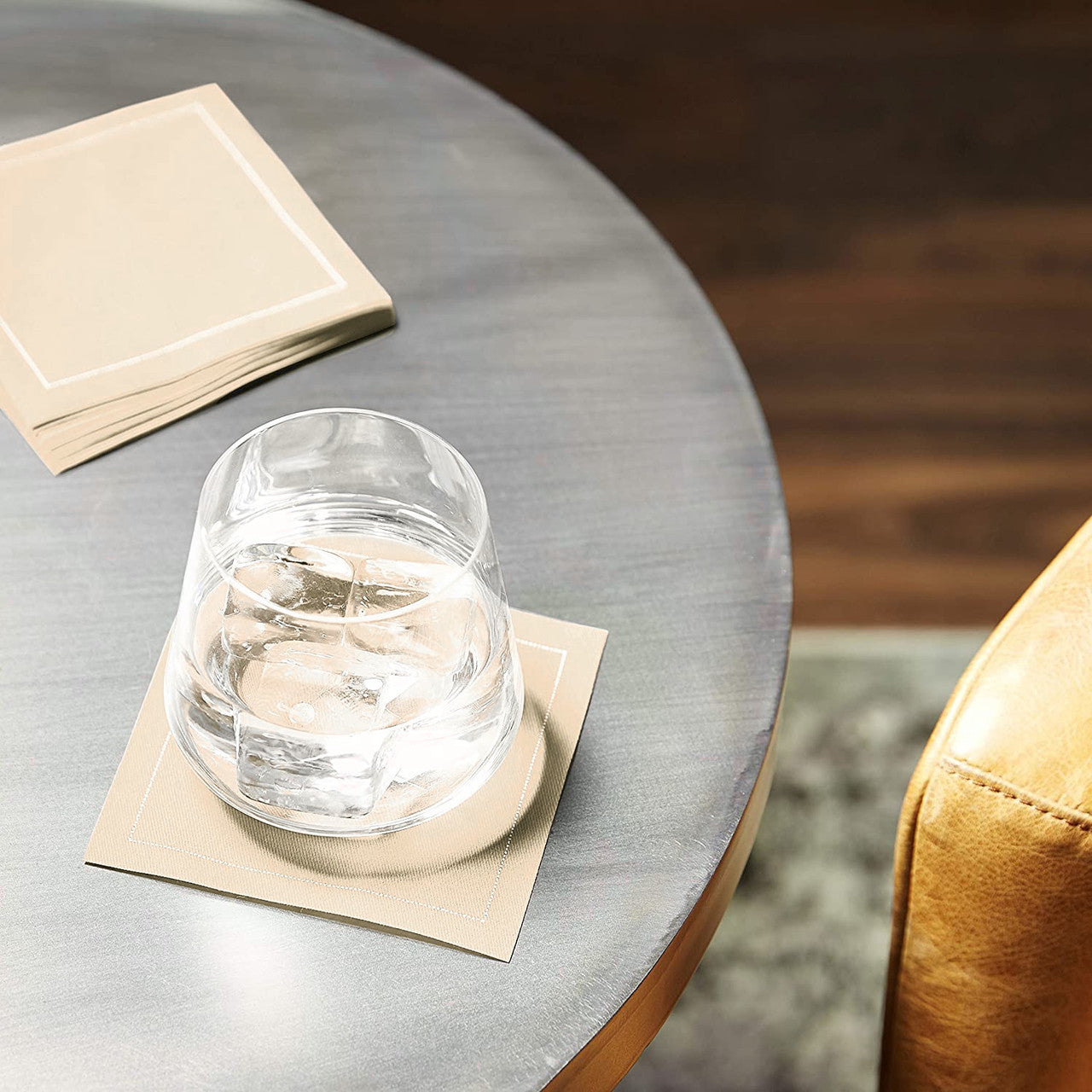 Cotton Cocktail Napkin - Sand