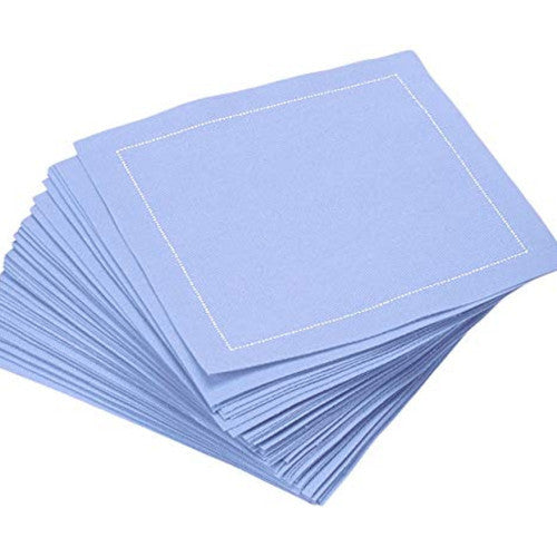 Cotton Cocktail Napkin - Sea Blue