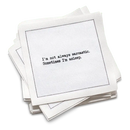 Snarky Quotes Napkins