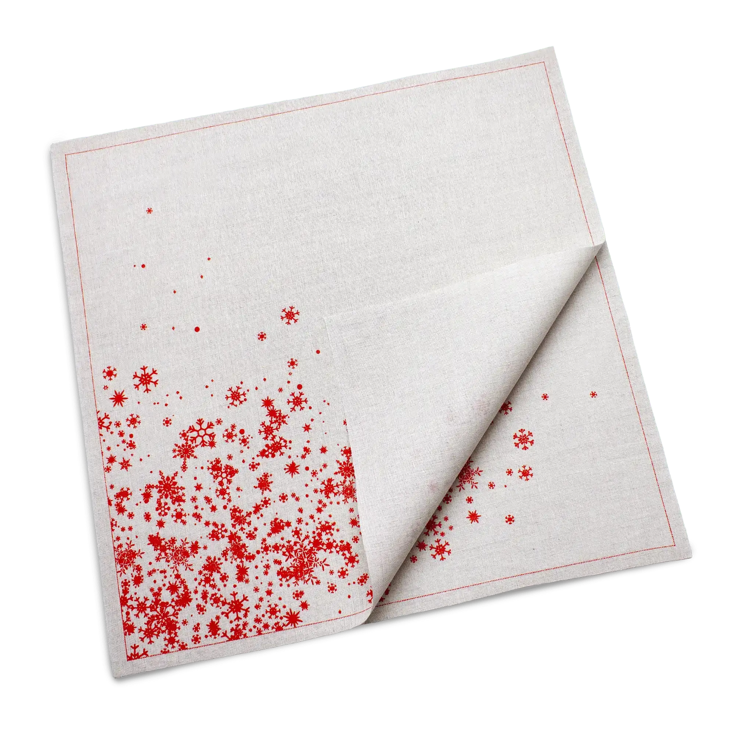 Natural Snowflake Cascade Premium Dinner Napkins - Case - Five Star Napkins