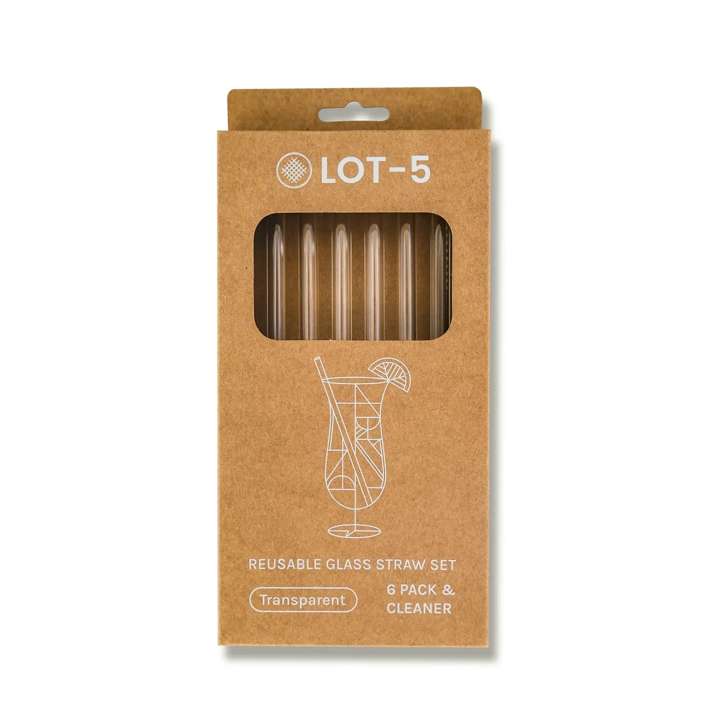 🎁 Straight Glass Straws (100% off) - Five Star Napkins