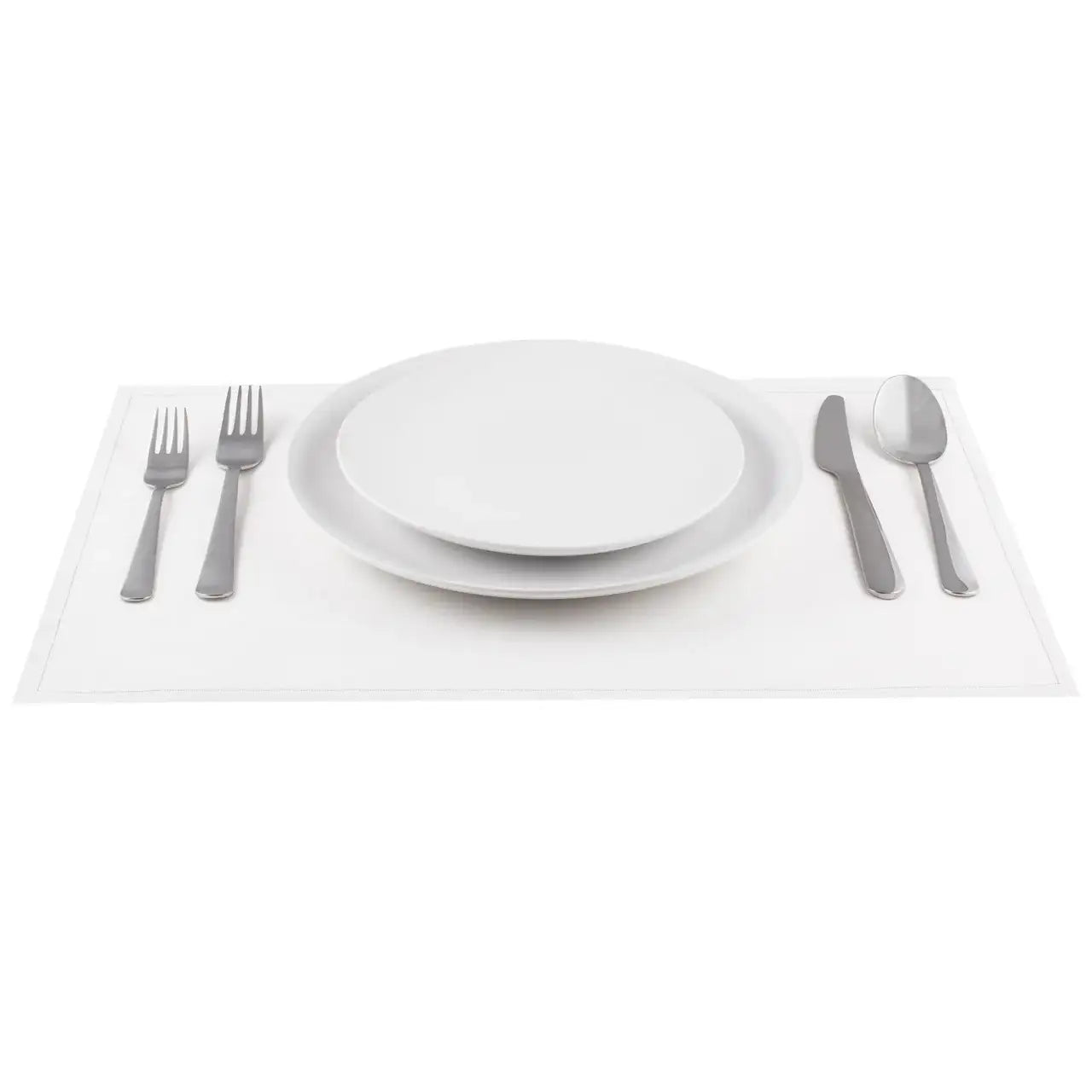 White Linen Placemat Napkins - Five Star Napkins