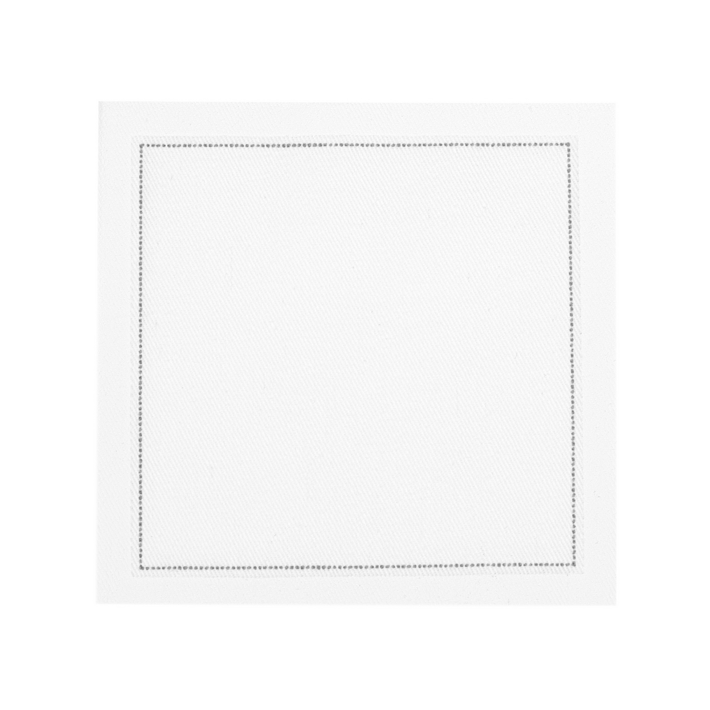 Cotton Cocktail Napkin - White