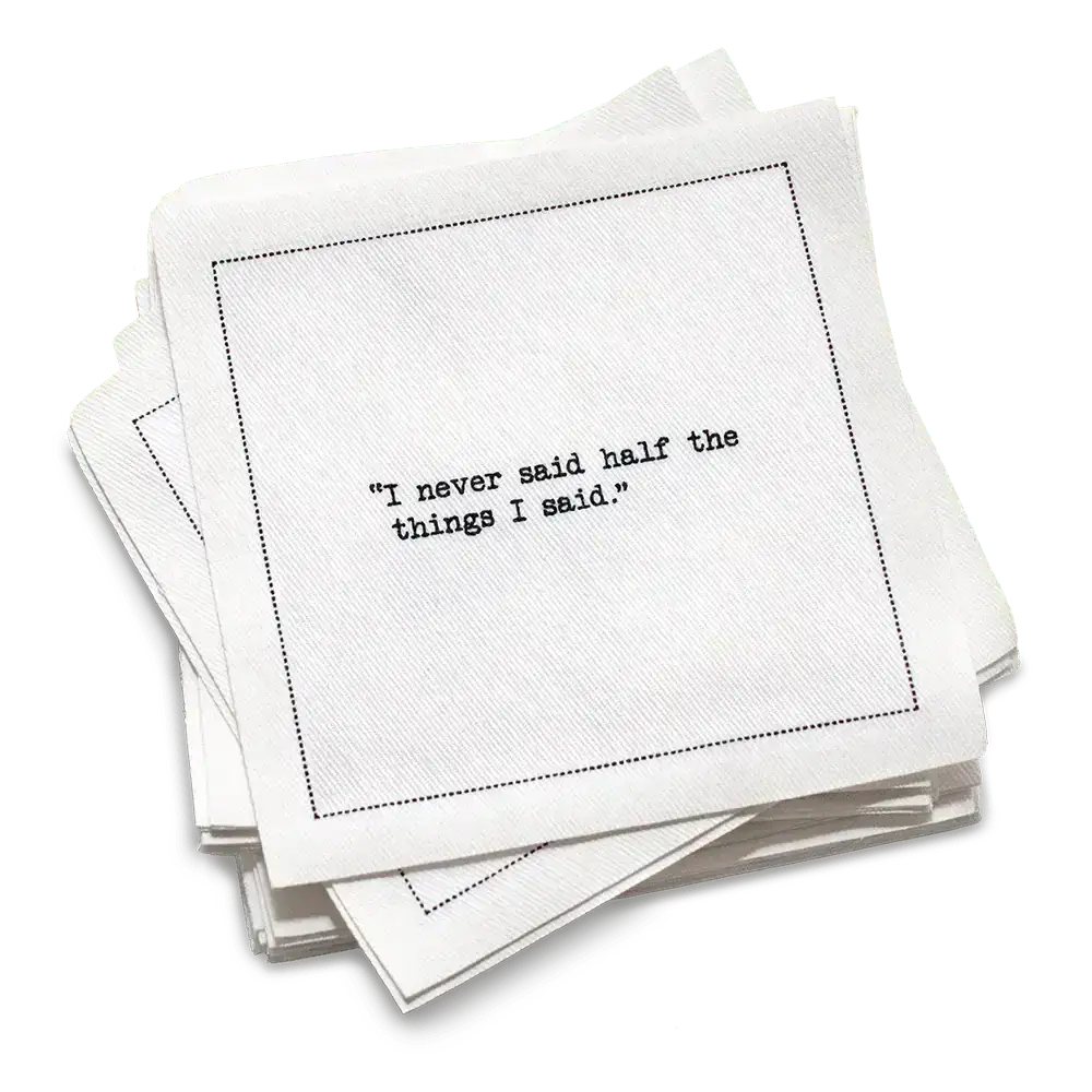 🎁 Yogi Berra Quotes Napkins (100% off) - Five Star Napkins
