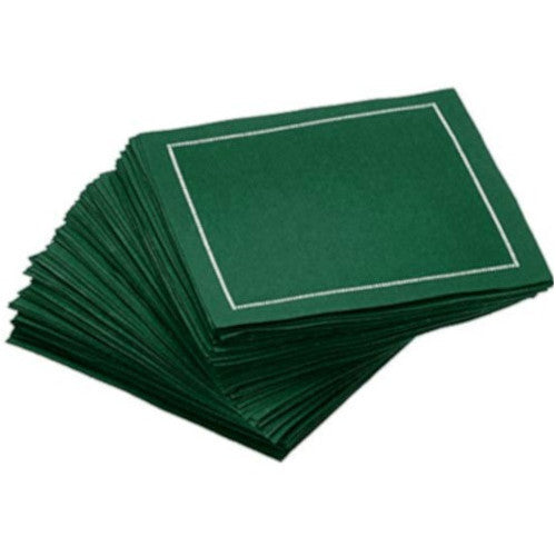 Cotton Cocktail Napkin - British Racing Green