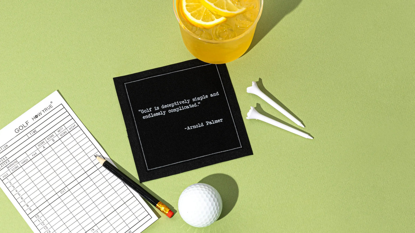 Golf Legends Quotes Napkins