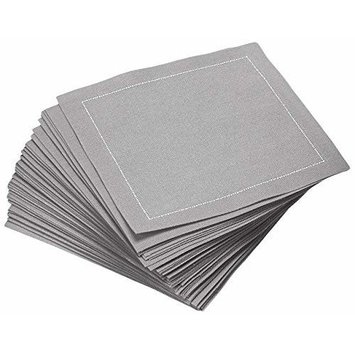 Cotton Cocktail Napkin - Grey