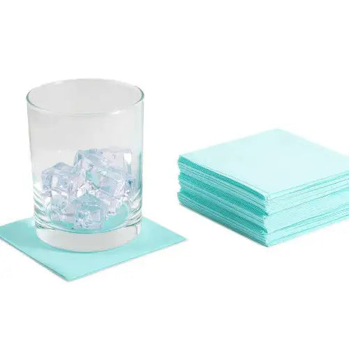 Sea Glass 1/4 Fold Cocktail Napkins - Five Star Napkins