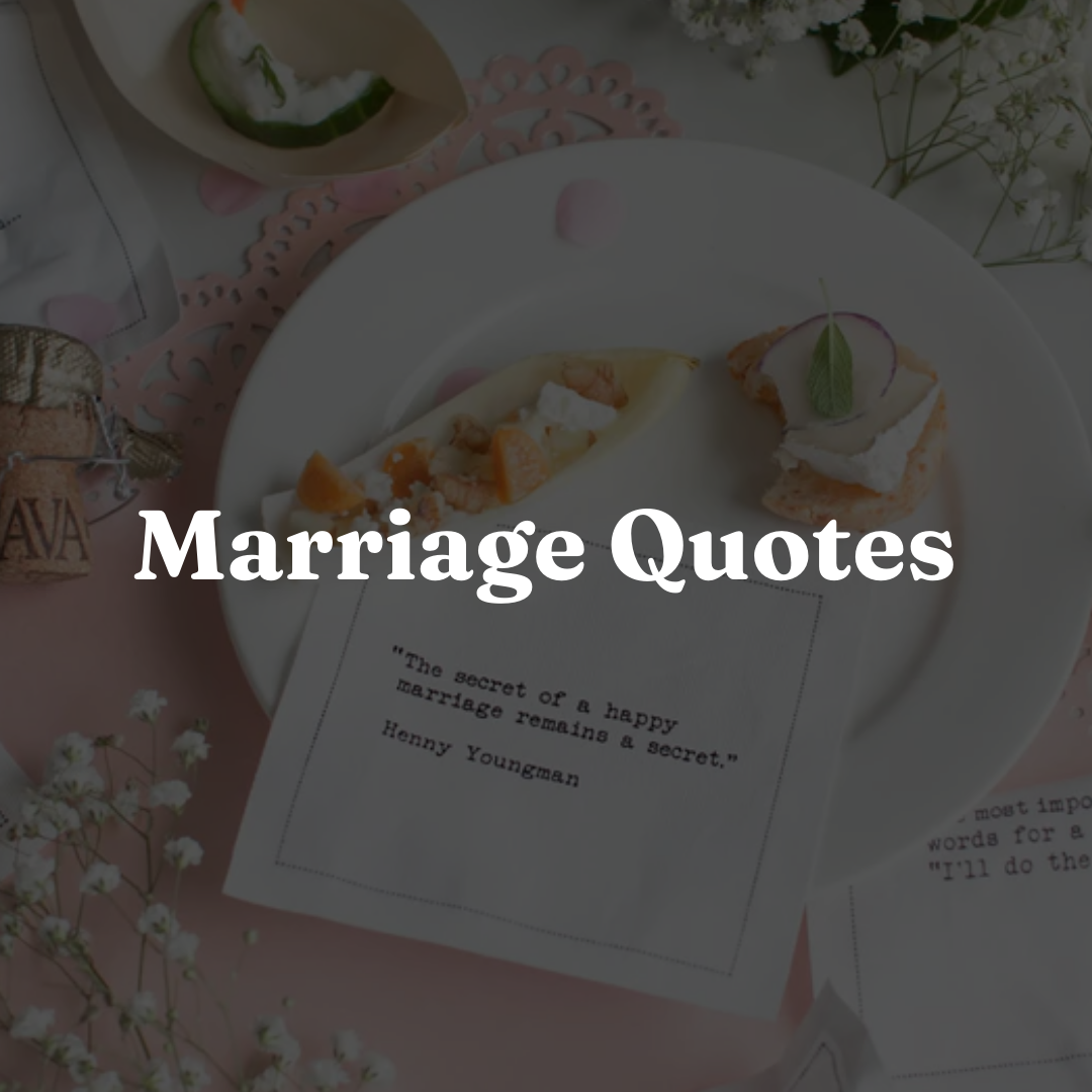 Wedding Quotes Cocktail Napkins
