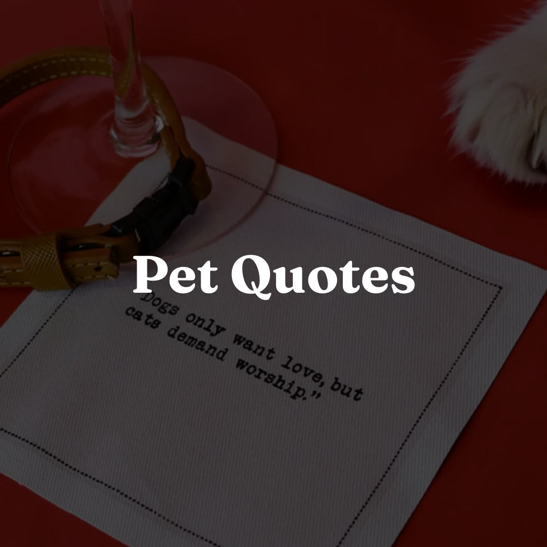 Pet Quotes Napkins - Five Star Napkins