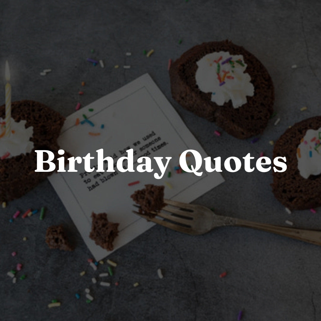 birthday quotes on napkins