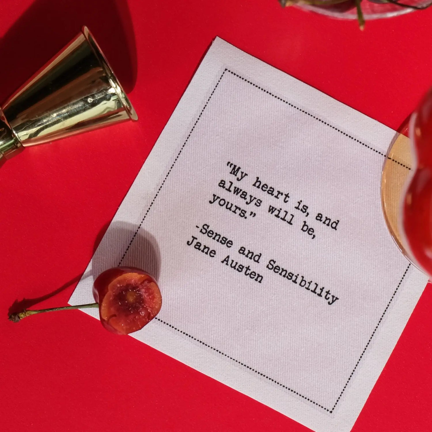 Romantic Love Quotes on Napkins & Serviettes
