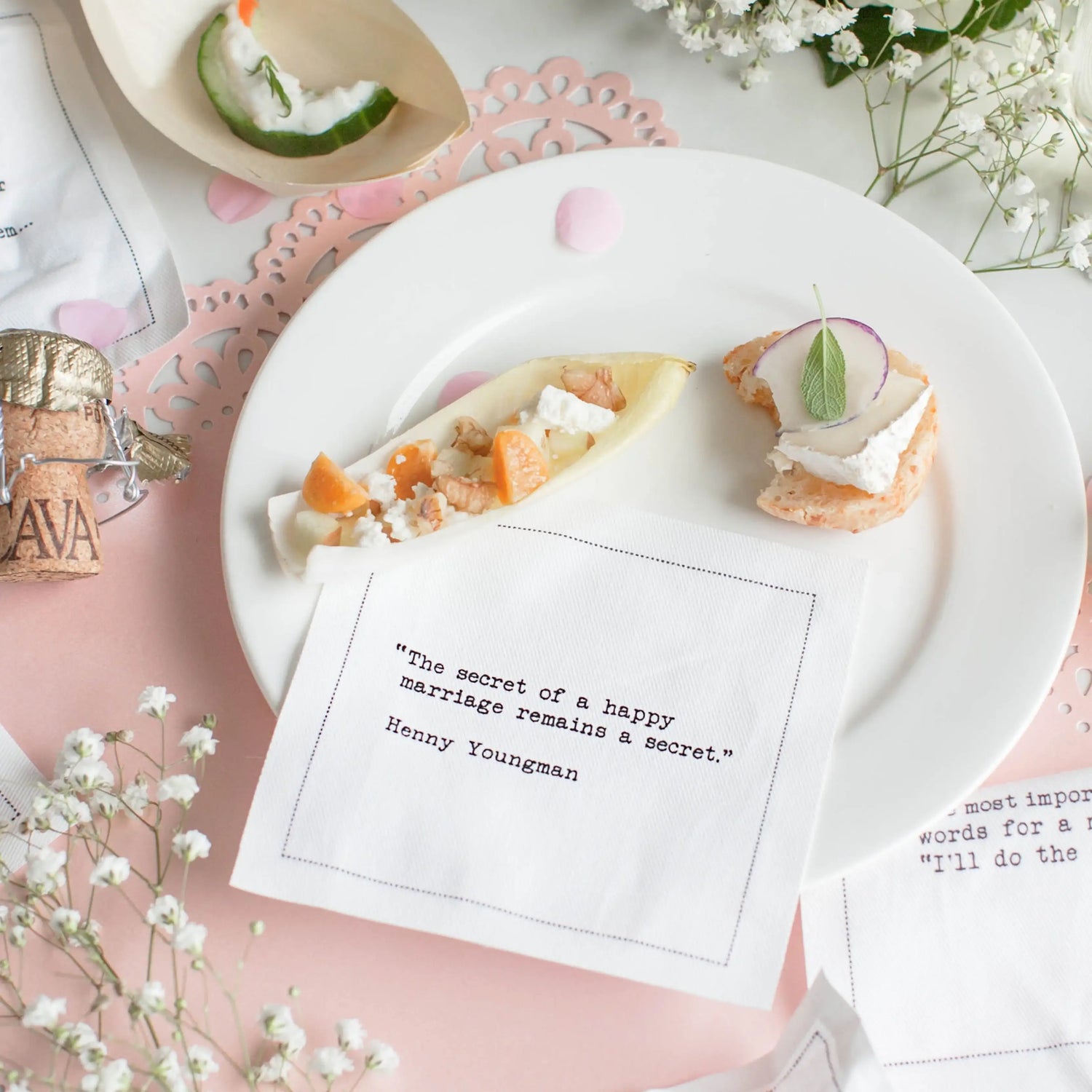 Wedding Quotes Cocktail Napkins