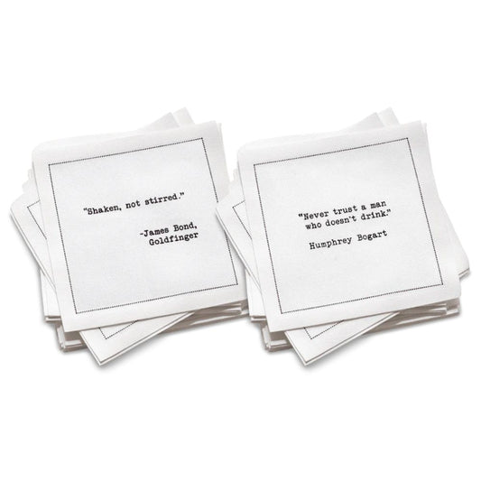 Drinking Quotes | First Edition & Second Edition | White
