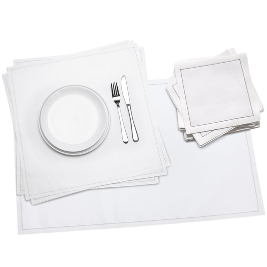 Dinner Table Set | White
